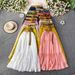 Women's Clothing Summer Small Medium Length Casual High Waist Slim Big Swing Puffy Cake Skirt_ecoleips.com