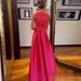 Women's Clothing solid color round neck hollow design sleeveless waist elegant dress_ecoleips.com