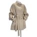New Double-sided Wool Coat, Medium And Long Stand-up Collar Thickened Lace-up Large Pocket Wool Double-sided Coat For Women_ecoleips.com