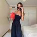 Women's Slim Fitting Scarf Style Jumpsuit Sexy Fashion Long Romper For Hot Girls_ecoleips.com