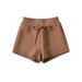 Women's Clothing Low Waist Sexy Air Layer Casual Shorts Women's Drawstring Loose Sports A Line Hot Pants_ecoleips.com