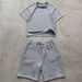 Women's Clothing Summer Short Sleeve T Shirt Sports Short Sleeve Suit Letter Embroidery Loose Suit_ecoleips.com