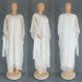 Women's Clothing women's mesh three dimensional embroidered robe loose chiffon bat sleeve dress three piece suit 8954_ecoleips.com