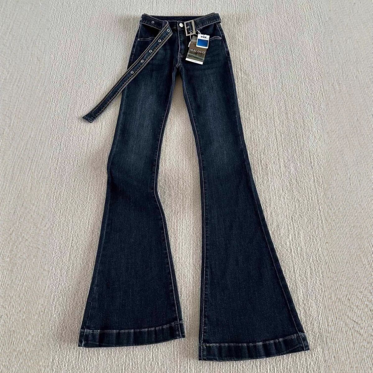 Micro-pull Jeans Women's 2026 New Wide-leg Slim-fitting Small Pants Are Thin And Do Not Stick To The Legs, Micro-pull Pants Women_ecoleips.com