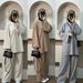 Loriya2024 Middle East Dubai Turkey Solid Color Loose Two-Piece Set LR894_ecoleips.com