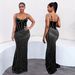 Women's Clothing Fashion Sexy Slim Hot Diamond Sling Arm Dress_ecoleips.com