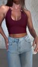Women's Summer Fashion Hot Girl Tie-Up Inner Strapless Short Vest Top New Clothing_ecoleips.com