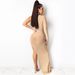 Voya Voya Women's New European And American Women's Clothing Sexy Nightclub Mesh See-through Irregular_ecoleips.com