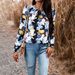 Women's clothing elegant casual printed round neck long sleeve_ecoleips.com