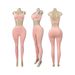 Women's Color-Block Striped Sports Vest And Pants Set HR26082 European American Style Casual Tight-Fit Yoga Two-Piece Outfit_ecoleips.com