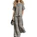 Women's Comfortable Soft Printed Striped Long Sleeved Pajama Set European And American Style Spring Summer New Arrival_ecoleips.com