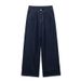 2025 Summer Women's American Street Style Denim Trench Coat High Waist Long Pants Fashion Set_ecoleips.com