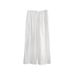 Aria Basics Simple And Casual Tencel-linen Wide-leg For Women, Spring Yamamoto-style Minimalist Solid Color Trousers, High-end_ecoleips.com