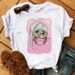 European And American Cross-border Foreign Trade Wholesale Clothing Cute Cartoon Owl Round Neck Plus Size Short-sleeve_ecoleips.com