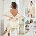 Women's Clothing Round Neck Deep V Large Backless Bikini_ecoleips.com