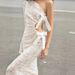 Women Sexy One Shoulder Slant Collar Long Sleeve Dress Hollow Out Lace Bow Detail Evening Party Cocktail Dress For Females_ecoleips.com
