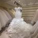 Women's Clothing Beaded Off-the-Shoulder Wedding Dress Long Sleeves Mermaid Silhouette Bodycon Design Sexy Slimming Train_ecoleips.com