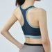 Yoga Sports Vest, European American Style, Running And Fitness, With Support, Shockproof, Sweat-wicking, Seamless Bra_ecoleips.com