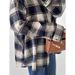 Long-Sleeved Checkered Shirt For Autumn/Winter, Loose And Casual Style With A Relaxed Vibe, Large Checkered Jacket_ecoleips.com