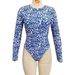 New 2025 Women's One Piece Swimsuit Fresh Floral Print European American Style Sexy Bodycon Surf Suit_ecoleips.com