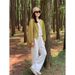 French-style Cotton-linen Shirt Jacket, Summer Sun Protection High-end Linen Shirt, Unique And Chic Top For Petite_ecoleips.com