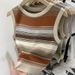 Versatile Color-Block Striped Knitted Tank For Women, Summer Round Neck Short Slim Fit Ribbed Inner And Outer Wear_ecoleips.com