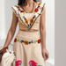 Women's Clothing New Ins Printed Ruffled Top Skirt Suit Women's Two Piece Suit_ecoleips.com