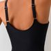 Women's One-Piece Swimsuit - Sexy Cutout High-Waisted Black Monokini With Backless Design"_ecoleips.com