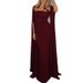 2026 New Spring Women's Clothing, Cross-Border European And American Dresses, Slim-Fit Elegant Slit Solid Color French_ecoleips.com