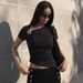 Summer New Arrivals Women's Asymmetrical Slim Fit T-Shirt Top European American Style Cross Border Fashionable Versatile Hot Girl Style_ecoleips.com