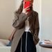 Brown Women's Blazer For Spring And Autumn, New Trendy Korean Version, High-end Casual Slim-fit Design, Student Suit_ecoleips.com