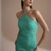 European American Women's Summer New Style Dress Halter Neck Backless Slim Fit Lace Fishtail Banquet Gown_ecoleips.com