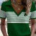 Women's V-Neck Short Sleeve T-Shirt Soft Breathable Polyester Blend Comfort Fit 3D Printed Casual Yoga Wear S-5XL_ecoleips.com