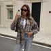 Streetwear Plaid Shirt For Women – Distressed Long Sleeve Shacket With Chest Pocket (Khaki/Green/Red/Blue)_ecoleips.com