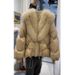 girl 23776 Daai Mei Yiyuan 2024 Winter New Korean Style Large Fur Collar Loose Thickened Warm Fashion Cotton Jacket For Women_ecoleips.com