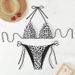 Bikini Swimsuit 2026 New European And American Leopard Print Print Lace-up Sexy Swimsuit Female Bikini_ecoleips.com