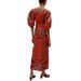 Women's Clothing American Style Printed Linen Dress Casual Loose Summer Vacation INS Thin Fashion Adult Clothing_ecoleips.com