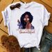 Popular Spring/Summer European And American Urban Girl Loose Simple Fashion Cartoon Short Sleeve Women's T-Shirt_ecoleips.com