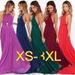 Fashion Women Summer Sleeveless Strap O Neck Boho Dress Casual Long Maxi Evening Party Beach Backless Dress Sundress_ecoleips.com