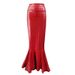 Sexy Mermaid High-Waisted Fishtail Midi Skirt Hot Sale_ecoleips.com