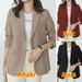 Cross-border Khaki Blazer For Petite Women, Trendy New Fashion Korean-style Casual Suit_ecoleips.com