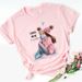 European And American Cross-border Foreign Trade Clothing Family Set Round-neck Printed Women's Short-sleeve T-shirt Top_ecoleips.com