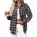Autumn/Winter Cross-Border European And American Women's Clothing 2026 New Casual Fashion Loose Plaid Pocket_ecoleips.com