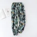 Women's New Faux Cotton Trousers Multicolor Large Size Spring And Summer Beam Leg Pants Thin Section Can Be Worn Outside Air Con_ecoleips.com