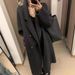 Audrey-Inspired Oversized Tweed Coat – Double-Breasted Mid-Length Coat With 3D Textured Fabric (S-XXL, Relaxed Fit, 5 Elegant Colors)_ecoleips.com