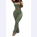 Yoga Flared Pants Women's Tummy Control Quick Drying Running Casual Tank Top Leggings Sports Set Style Hip Lifting_ecoleips.com