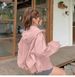 K Women's Casual Loose Solid Color Zipper Windbreaker With Hood; New Versatile Sun-protection Jacket._ecoleips.com