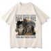 Hide Your Wife, Alpha Werewolf Is Coming! Funny Werewolf Meme T-shirt, Trendy Casual Hip-hop Women's Short-sleeved Shirt.Y2K Top_ecoleips.com