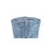 Aria Basics Aria Basics In-stock 2025 European And American Cross-border Foreign Trade Women's Clothing, Ruched Slim-fit Fashionable Denim Top_ecoleips.com