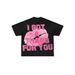 Women's Loose Trendy Summer Top American Street Style Letter Print Cross Border Pattern 2025 Fashion Wholesale_ecoleips.com